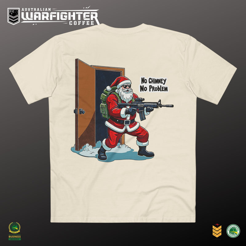 No Chimney No Problem, Tac Santa Tee
