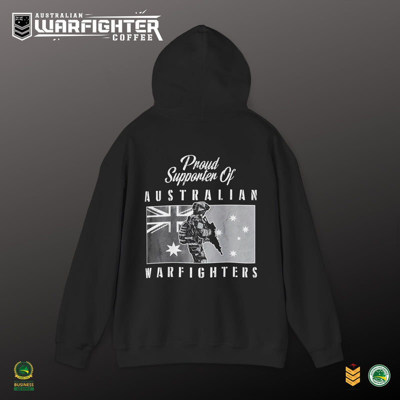 Proud Supporter of Australian Warfighters - Hooded Sweatshirt