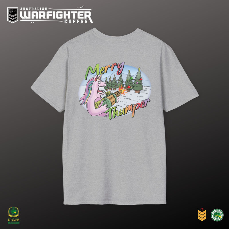 Christmas Adults Shirt - Merry Thumper Unisex T-Shirt