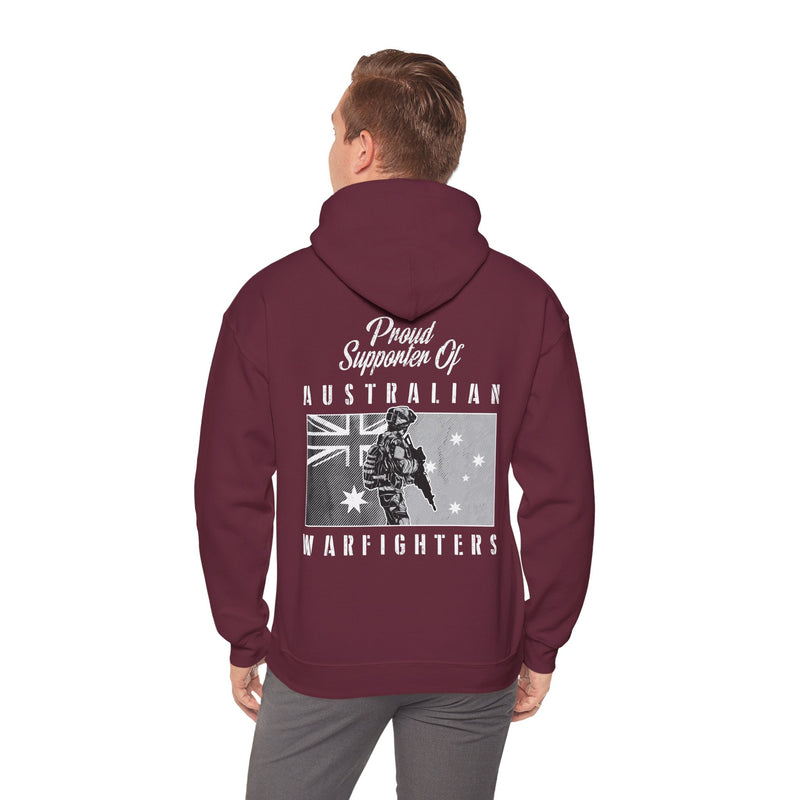 Proud Supporter of Australian Warfighters - Hooded Sweatshirt