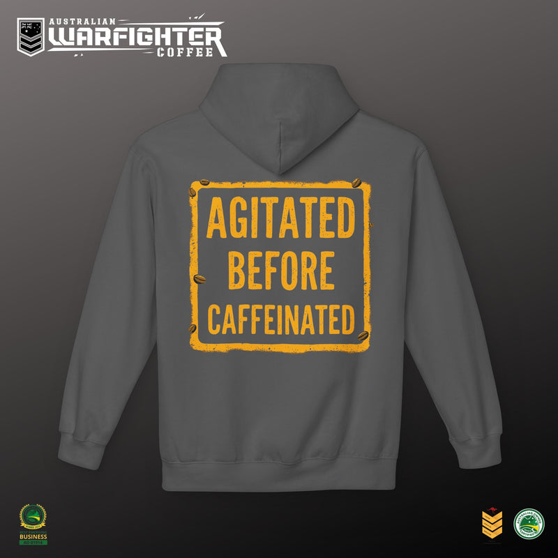 Agitated before Caffeinated Unisex Midweight Fleece