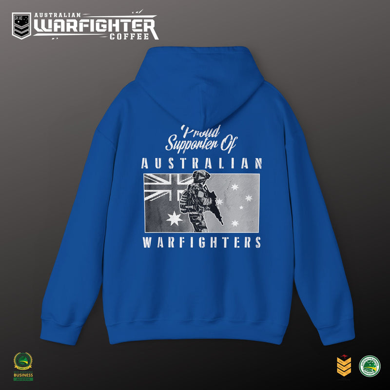 Proud Supporter of Australian Warfighters - Hooded Sweatshirt