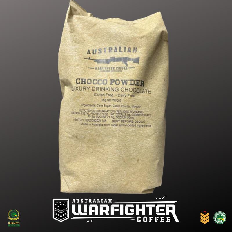 Chocco's Hot Chocolate Powder - Rich Australian Drinking Chocolate 1kg