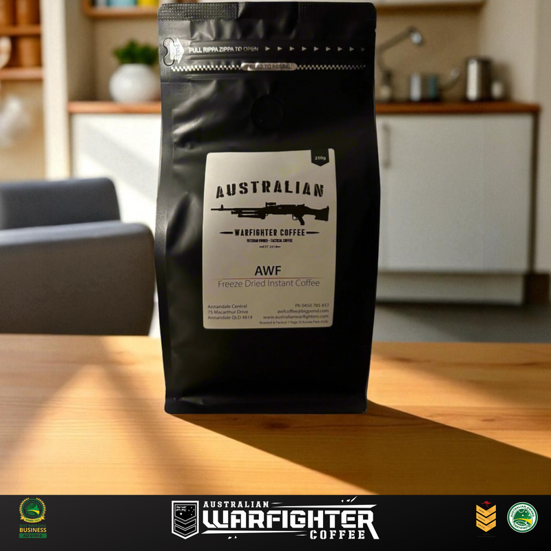 AWF Freeze Dried Coffee - Premium Veteran Instant Coffee