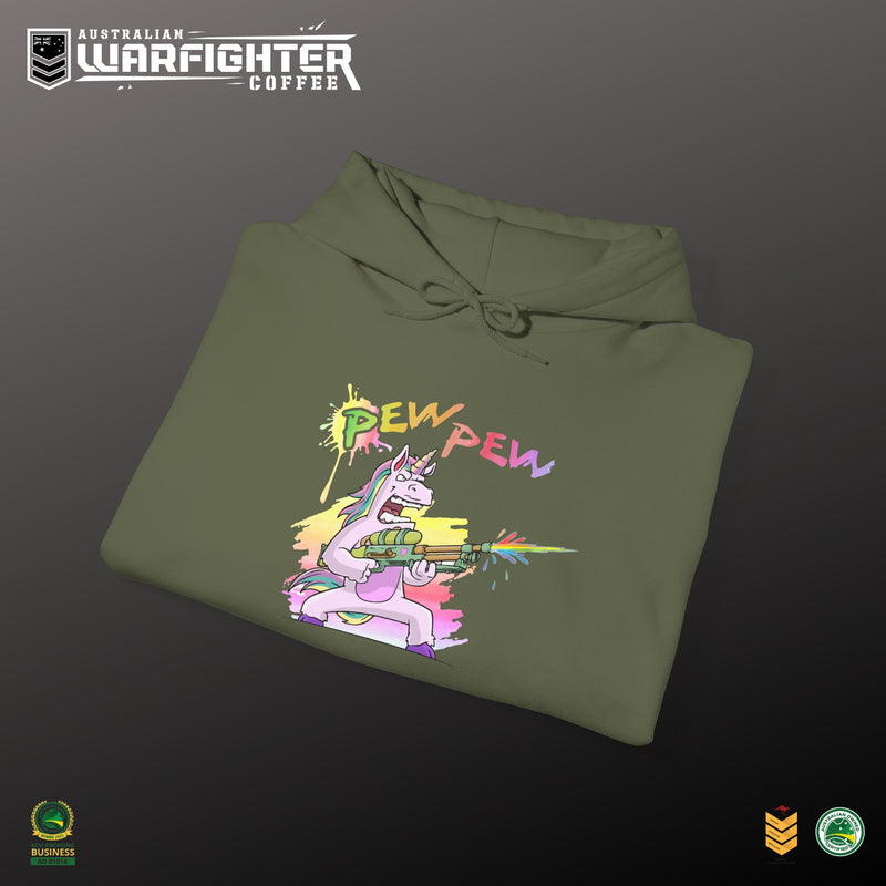Pew Pew Unicorn Hoodie