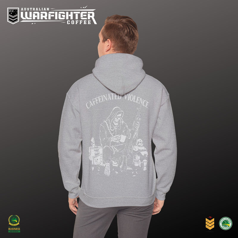 CAFFIENATED VIOLENCE - Hooded Sweatshirt