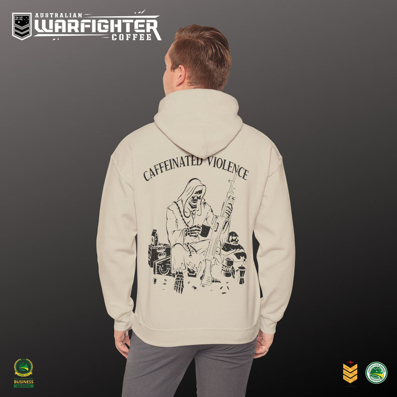 CAFFIENATED VIOLENCE - Hooded Sweatshirt