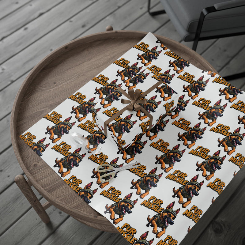 FUR MISSILE Wrapping Paper