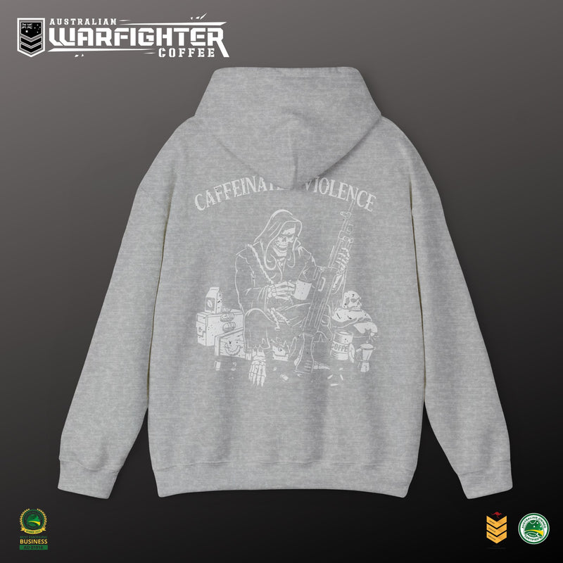 CAFFIENATED VIOLENCE - Hooded Sweatshirt