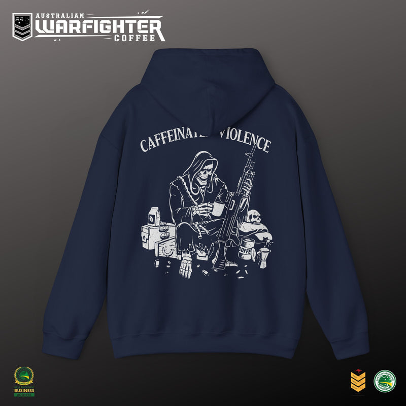 CAFFIENATED VIOLENCE - Hooded Sweatshirt