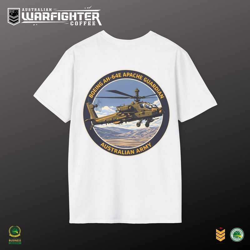 Apache Guardian T-Shirt — Australian Army AH-64E Apache Helicopter Tee