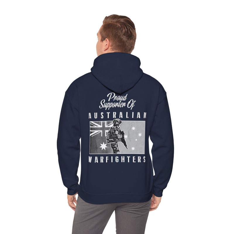 Proud Supporter of Australian Warfighters - Hooded Sweatshirt