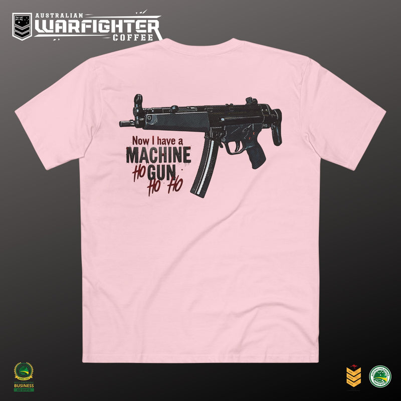 Now I have a Machine Gun Ho Ho Ho Christmas Tee