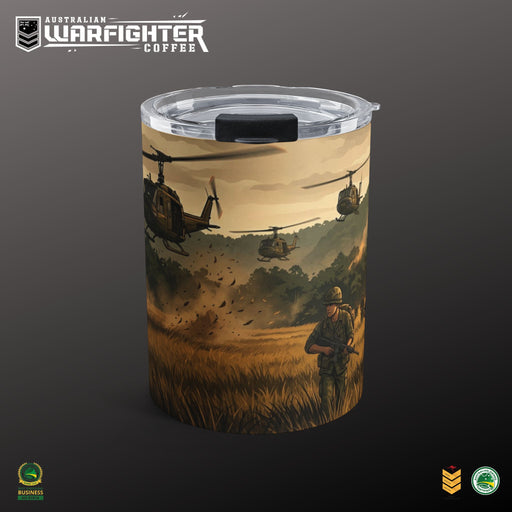 Vietnam Veteran - Insertion — front view showing graphic, Australian Warfighters Coffee