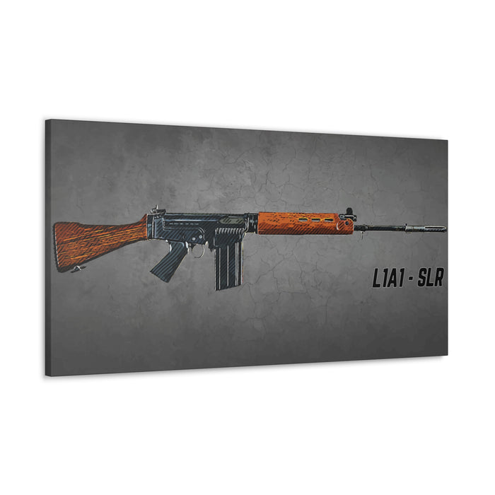 Canvas Wall Art - L1A1 Military Rifle Design