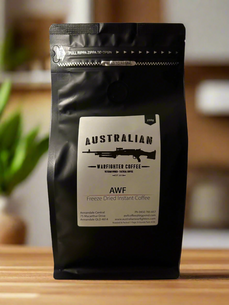 AWF Freeze Dried Coffee - Premium Veteran Instant Coffee