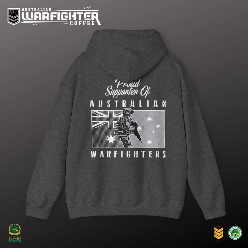 Proud Supporter of Australian Warfighters - Hooded Sweatshirt