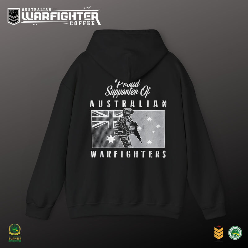 Proud Supporter of Australian Warfighters - Hooded Sweatshirt