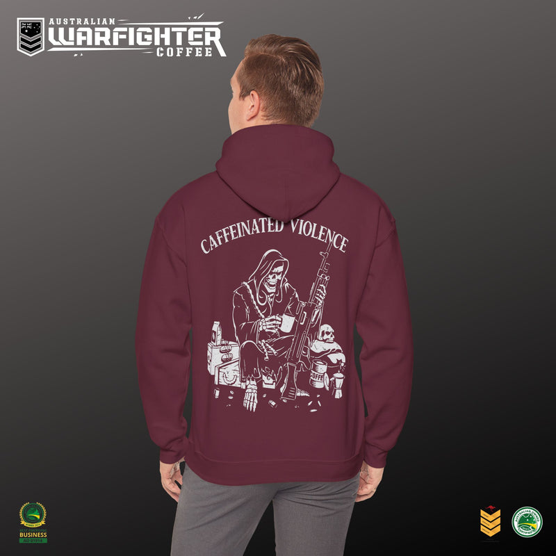 CAFFIENATED VIOLENCE - Hooded Sweatshirt