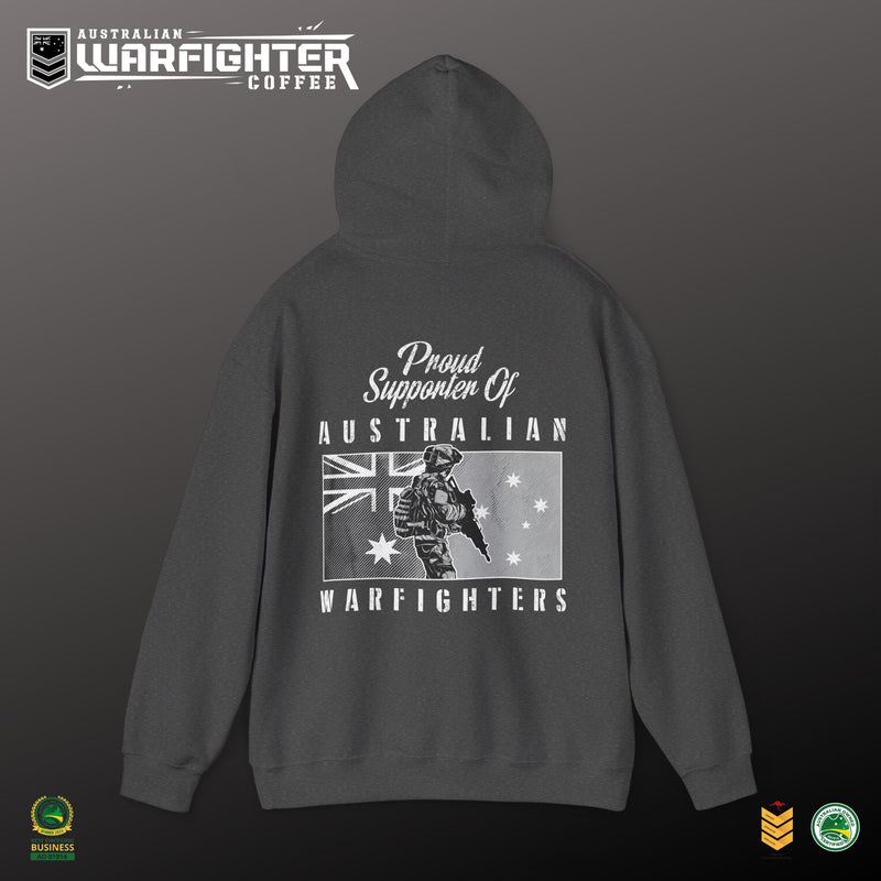 Proud Supporter of Australian Warfighters - Hooded Sweatshirt