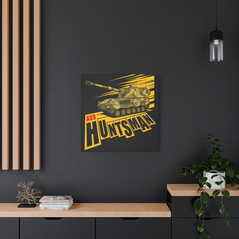 AS9 Huntsman Tank Canvas Print — Military Vehicle Wall Art