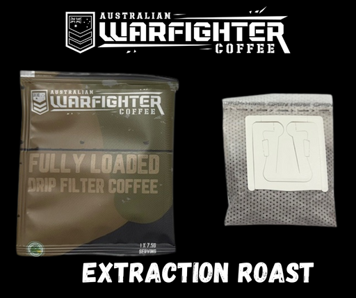 Australian Warfighters Coffee single-serve drip filter bag – veteran-owned coffee
