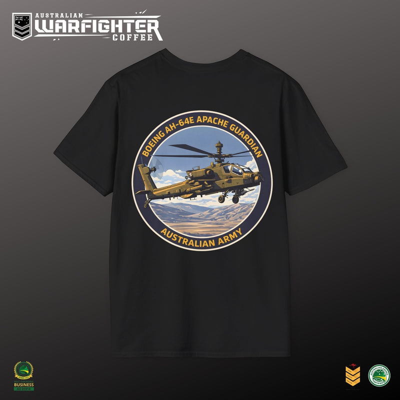 Apache Guardian T-Shirt — Australian Army AH-64E Apache Helicopter Tee