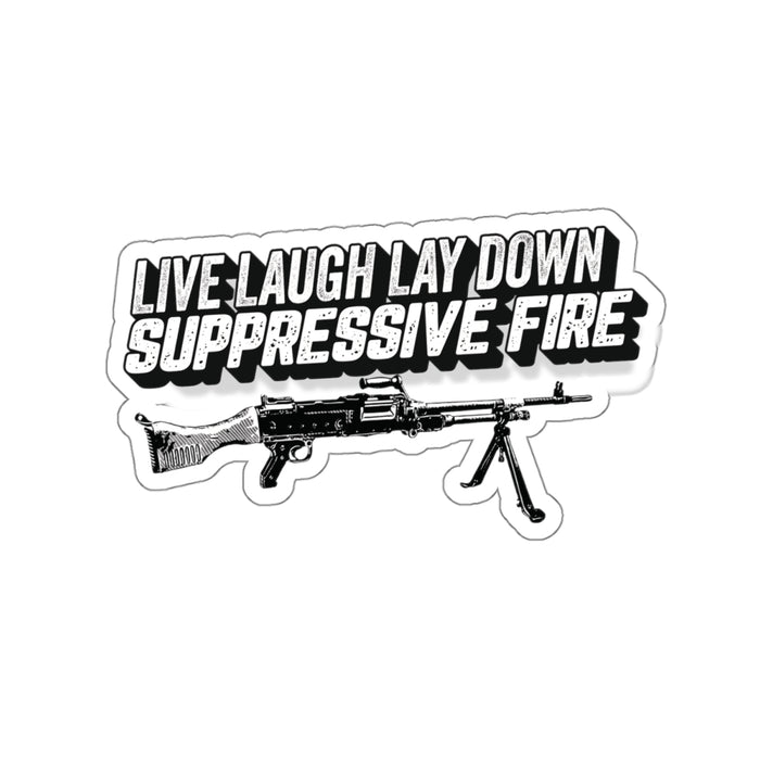 LIVE, LAUGH, STICKER