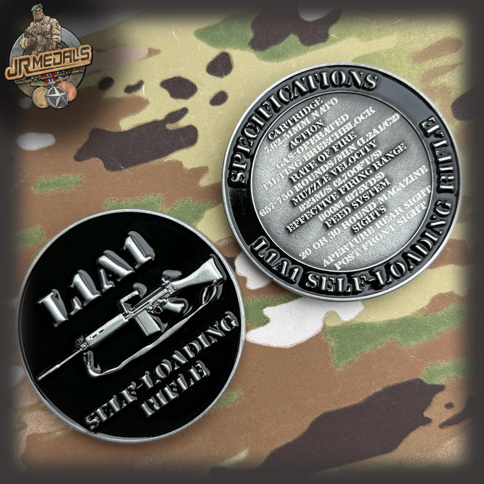 L1A1 SLR CHALLENGE COIN LIMITED EDITION