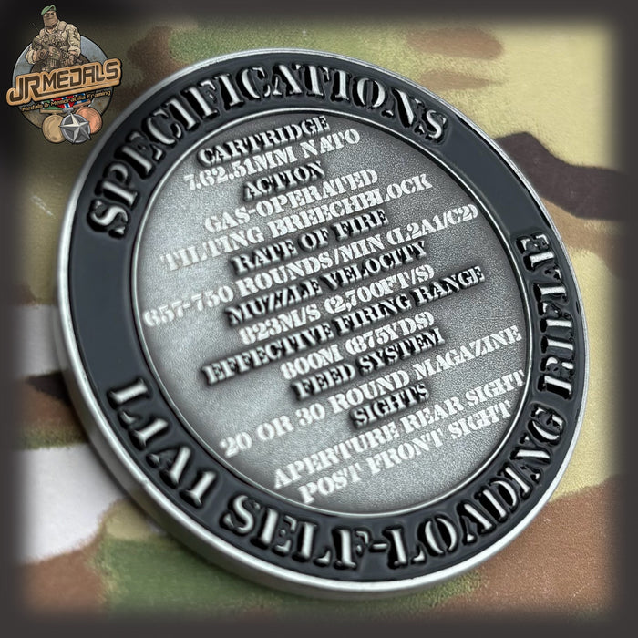 L1A1 SLR CHALLENGE COIN LIMITED EDITION