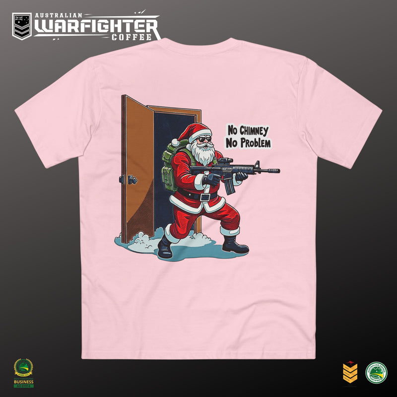 No Chimney No Problem, Tac Santa Tee