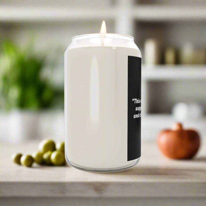 “This candle smells like suppressed regrets and clean headshots.”