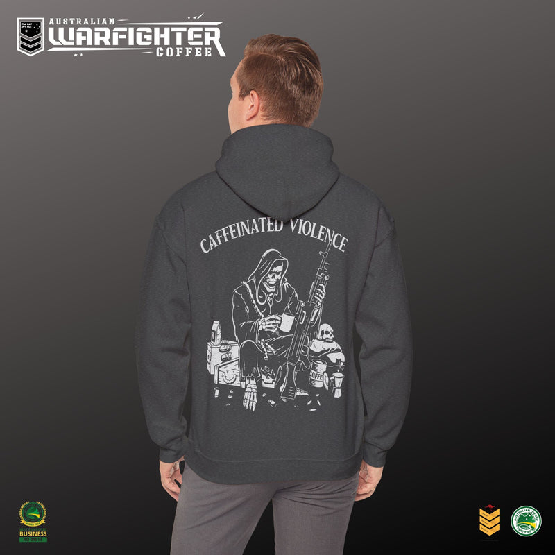 CAFFIENATED VIOLENCE - Hooded Sweatshirt