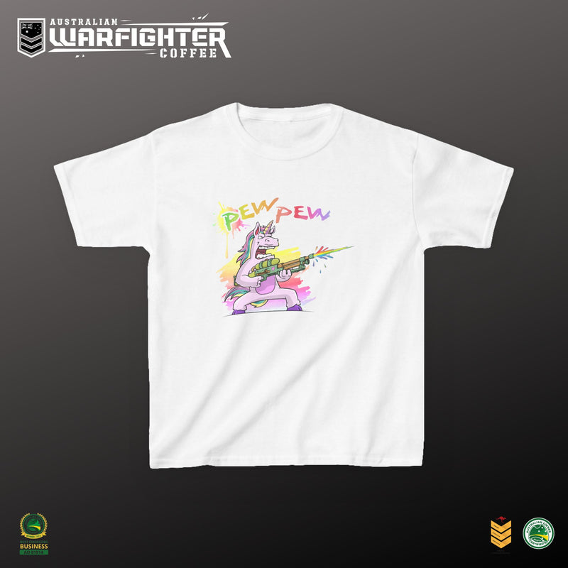 PEW PEW UNICORN - KIDS CLOTHING