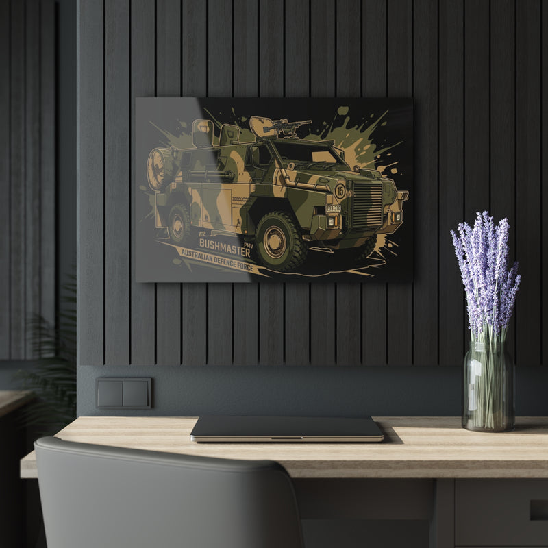 PMV Australian Bushmaster — angled view showing frame depth, Australian Warfighters Coffee