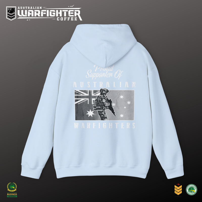Proud Supporter of Australian Warfighters - Hooded Sweatshirt