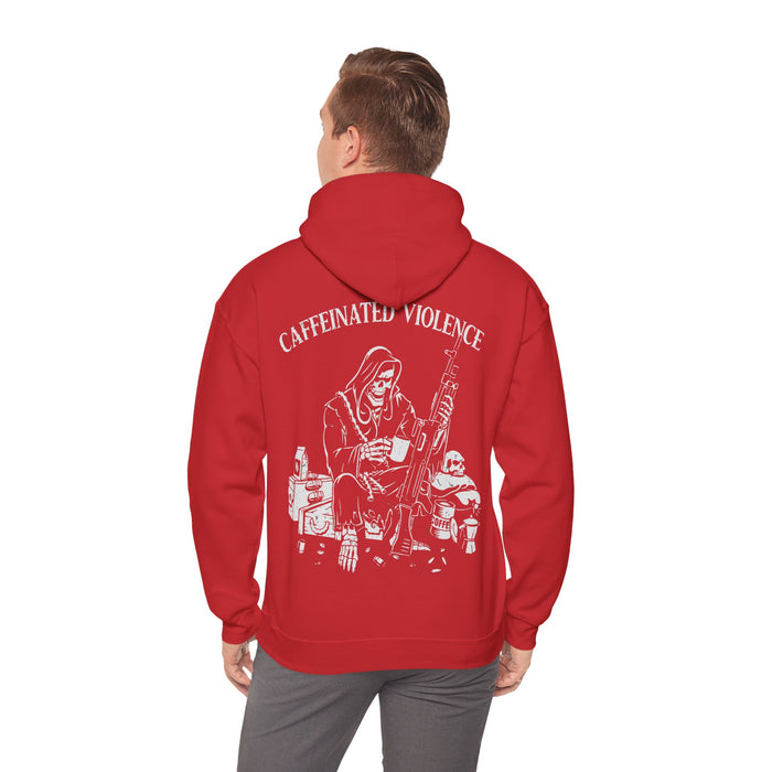 CAFFIENATED VIOLENCE - Hooded Sweatshirt