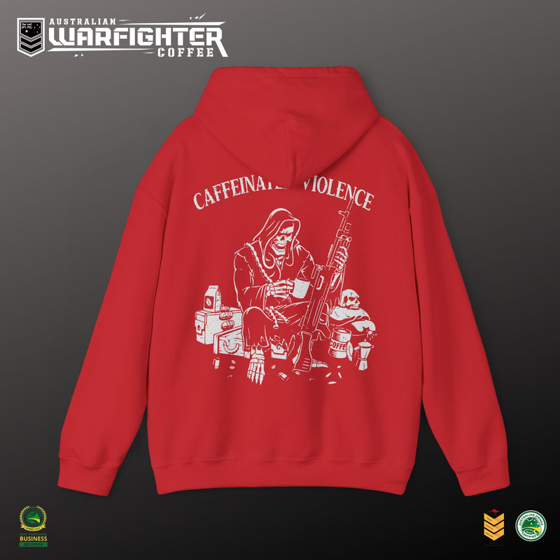 CAFFIENATED VIOLENCE - Hooded Sweatshirt