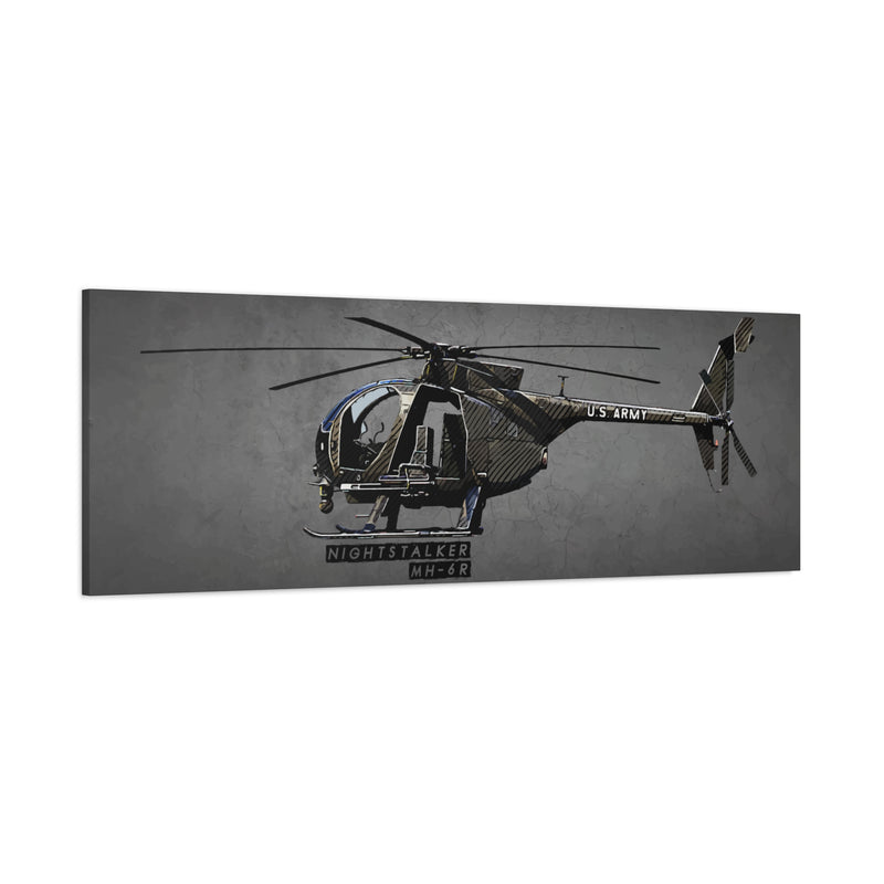 Little Bird - Stretched Wall Decor for Military Enthusiasts