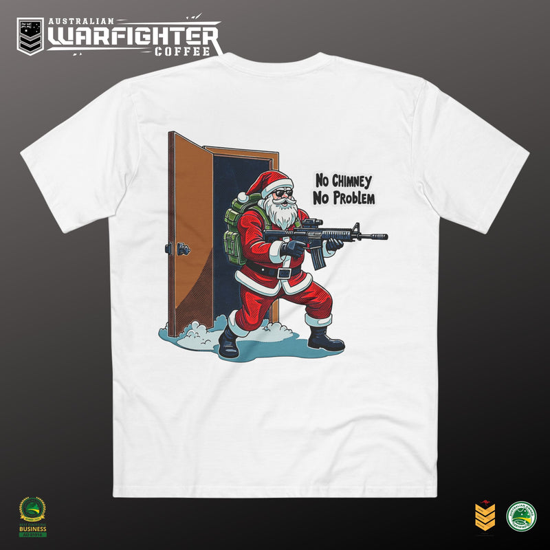 No Chimney No Problem, Tac Santa Tee