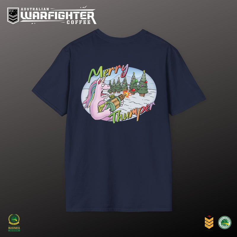 Christmas Adults Shirt - Merry Thumper Unisex T-Shirt