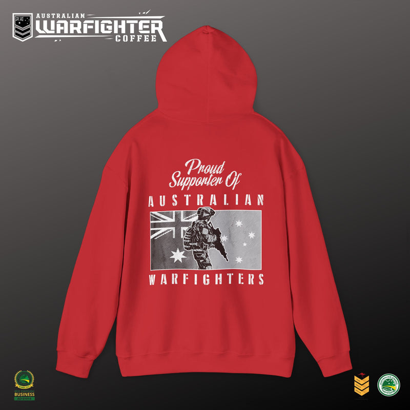 Proud Supporter of Australian Warfighters - Hooded Sweatshirt