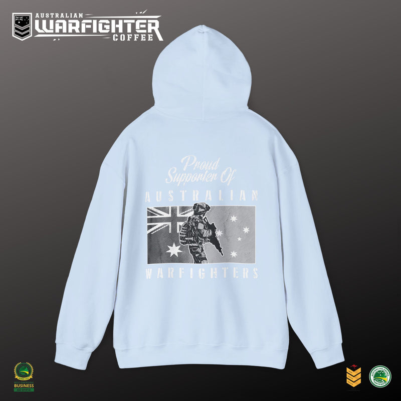 Proud Supporter of Australian Warfighters - Hooded Sweatshirt