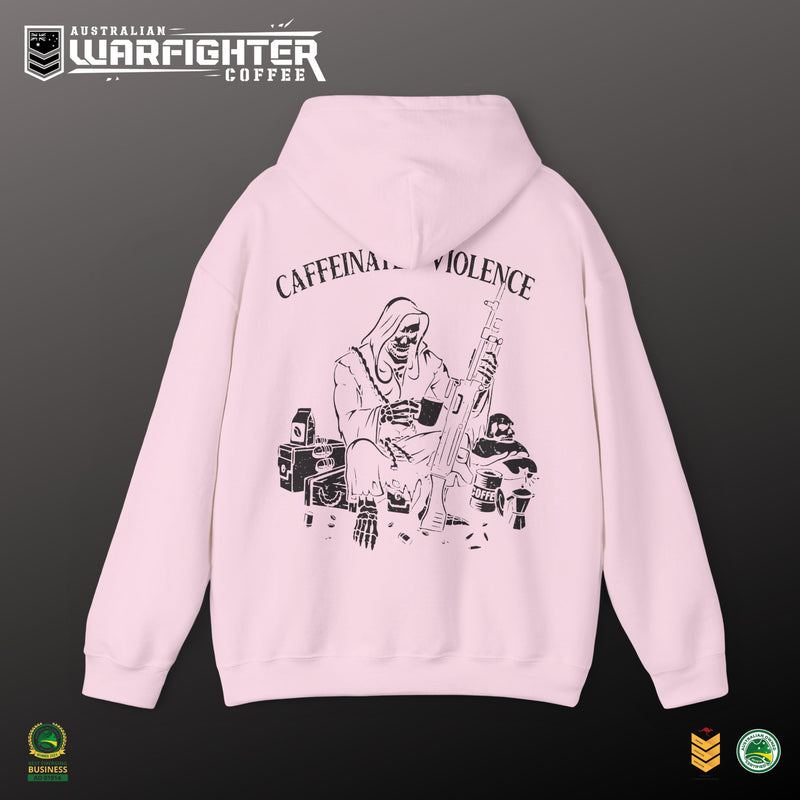 CAFFIENATED VIOLENCE - Hooded Sweatshirt