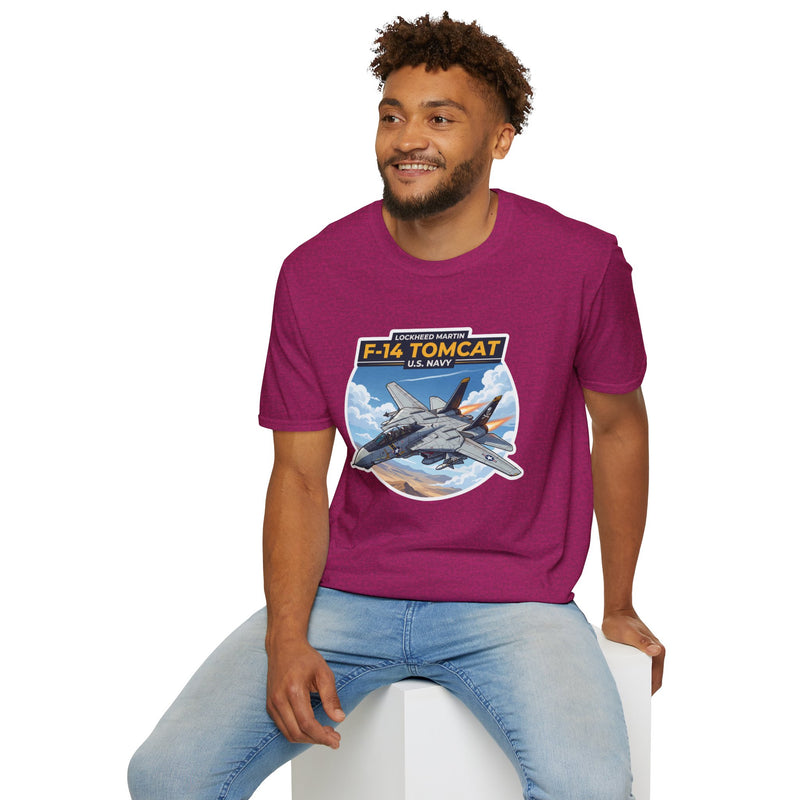 F-14 Tomcat US Navy Aviation T-Shirt — Vintage Fighter Jet Graphic — lifestyle — third colour, Australian Warfighters Coffee
