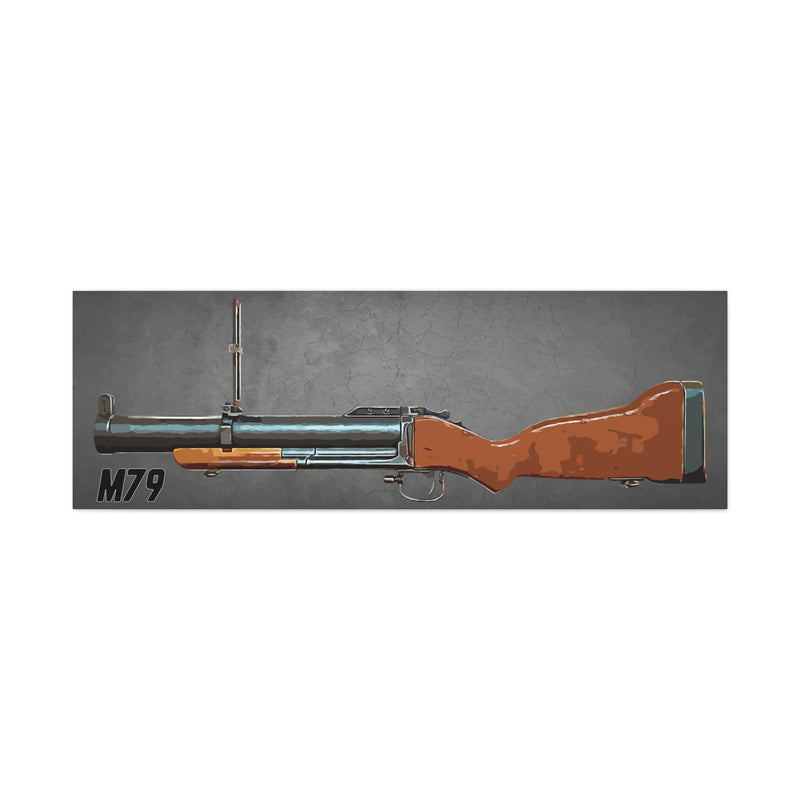 M79 - Stretched Wall Decor for Military Enthusiasts