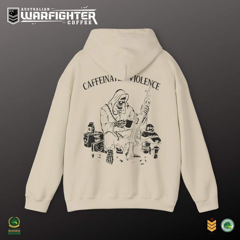 CAFFIENATED VIOLENCE - Hooded Sweatshirt