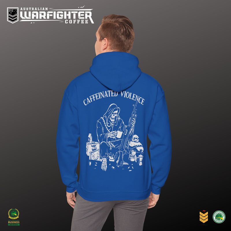 CAFFIENATED VIOLENCE - Hooded Sweatshirt