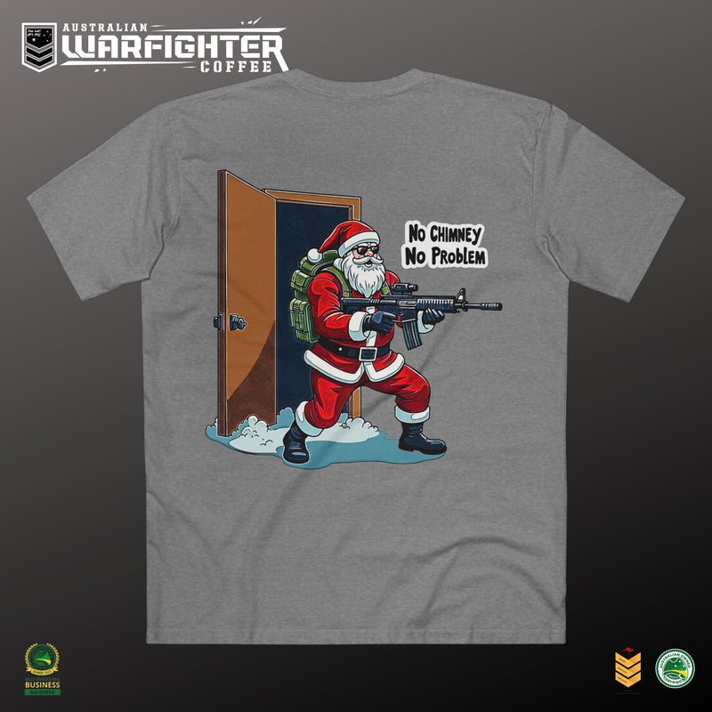 No Chimney No Problem, Tac Santa Tee