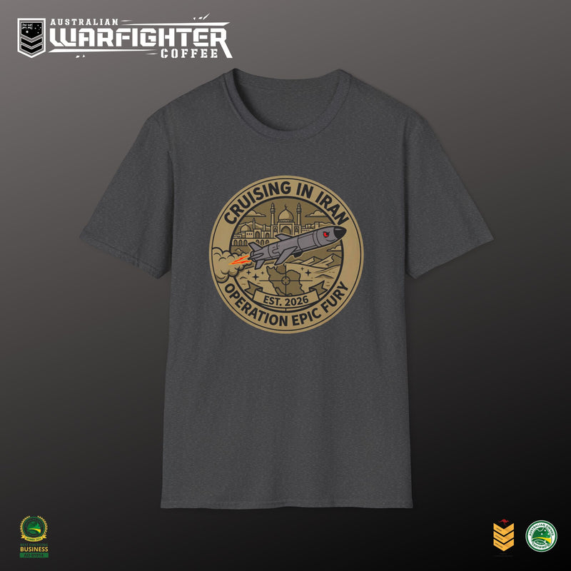 Cruising in Iran — worn casual, Australian Warfighters Coffee